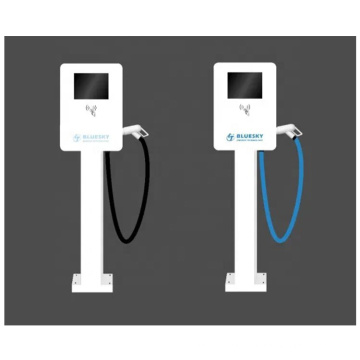 Floor-mounted  Electric car charging station 22kw AC EV Charger with single gun